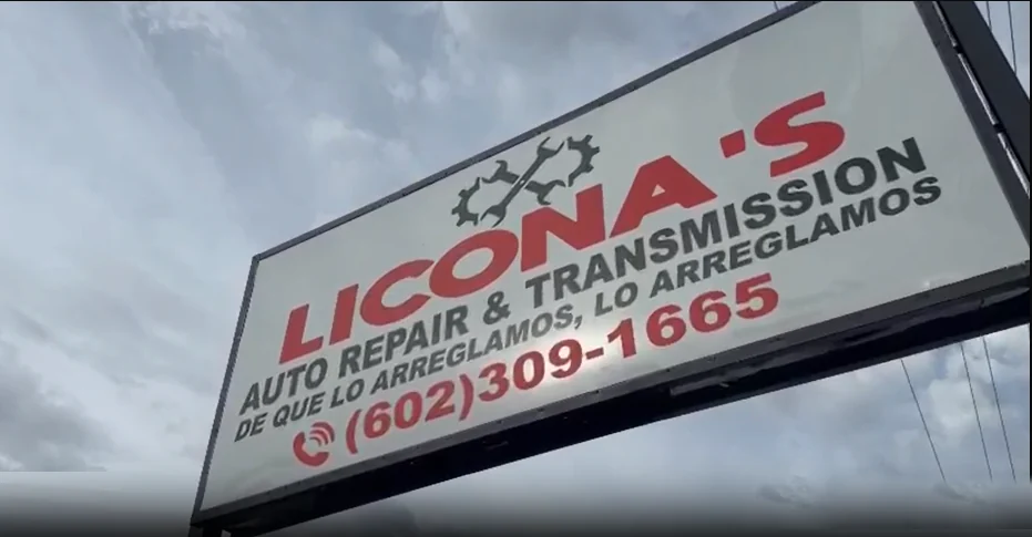 Licona’s Auto Repair workshop